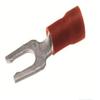 BA16EL6 (636493) PVC-Insulated Copper Fork Terminal Stud Size 6, 13/64" Wire Strip Length view 1