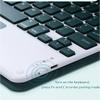 Aidashine Keyboard Case for Redmi Pad 2 2025, 7 Color Backlit, Detachable Bluetooth Keyboard with Touchpad, Bluetooth Mouse,Deep gree view 4