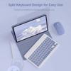Aidashine Keyboard Case for Redmi Pad 2 2025, 7 Color Backlit, Magnetic Detachable Wireless Keyboard,Blue view 3