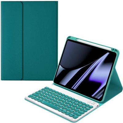 Aidashine Keyboard Case for Xiaomi Pad 6/6 Pro, Detachable Bluetooth Keyboard with Pencil Holder,Auto Sleep/Wake Function,Green