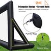 14FT/4.9m Rapid-Deployment Cinema Screen250W Turbocharged Inflation System & Paracord 500-lb Tensile StrapsDual-Surface 90% for Sports Events, Commercial Campgrounds, Mobile Cinemas view 4