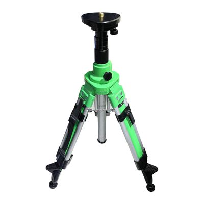 6ft Elevator Tripod with Center Column, 360 Rotation Head, Heavy Survey Tripod Stand 5/8x11 Screw for Cross Rotary Lasers Level Total Station Theodolite