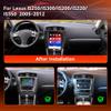 Lizpofly 10.4 Inch 8+256GB Android 13 Car Radio for Lexus lS250/IS300/IS200/IS220/IS350 2005-2012 Head Unit Wirless Carplay GPS Navigation Screen Upgrade Multimedia Player Android Auto view 2