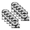 12mm Compatible Label Tape 5/10PK SS12KW SC12YW for Label Maker LW-300 LW-400 Works with Similar Devices(10PK Black on White) view 1