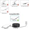 Compatible with Starlink Mini  Foldable Car Mount with Four Strong Suction Cups, Compact and Easy to Store, Ideal for Camping and Road Trips (Black+USB-C to DC) view 4