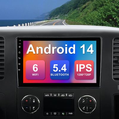 2+64G 10.1-inch Android 14 Car Stereo for Chevrolet/GMC/Buick IPS Touchscreen Screen Car Radio with Carplay & Android Auto Support Backup Camera GPS FM Navi BT SWC