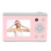 YUEHISY Digital Camera, 64MP Dual Lens 1080P HD with LED Fill Light and Selfie Mirror, Minimalist Style for Photography Beginner Teens (Roseate) view 1