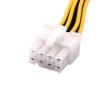 VSVAKHXC 1pcs 4 Pin Male to 8 Pin CPU Power Supply Adapter Converter ATX Cable 12V CPU Cable view 2