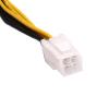 VSVAKHXC 1pcs 4 Pin Male to 8 Pin CPU Power Supply Adapter Converter ATX Cable 12V CPU Cable view 3