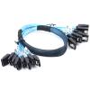 Pffiocix 8Pack SataSAS Cable SATA3 to SATA3 7Pin Data Cables for Mining Rigs and Drives view 1