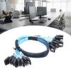 Pffiocix 8Pack SataSAS Cable SATA3 to SATA3 7Pin Data Cables for Mining Rigs and Drives view 2