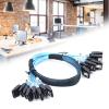Pffiocix 8Pack SataSAS Cable SATA3 to SATA3 7Pin Data Cables for Mining Rigs and Drives view 3