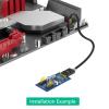 Pffiocix USB 2.0 9Pin Y Splitter 9pin USB Header Male 1 to 2 Female Extension for PC Internal Connection and Device Integration view 2