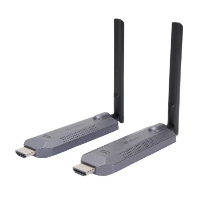LICAEVEY Wireless HDMI Transmitter and Receiver, Long Range 100M, Plug and Play, 1080P HD Streaming, HDMI Extender for TV, Laptop, Gaming Console, Ideal for Home, Classroom Use