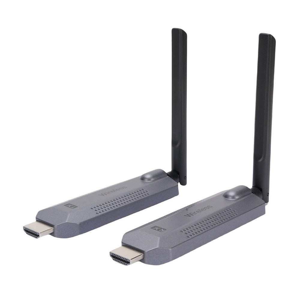 LICAEVEY Wireless HDMI Transmitter and Receiver, Long Range 100M, Plug and Play, 1080P HD Streaming, HDMI Extender for TV, Laptop, Gaming Console, Ideal for Home, Classroom Use