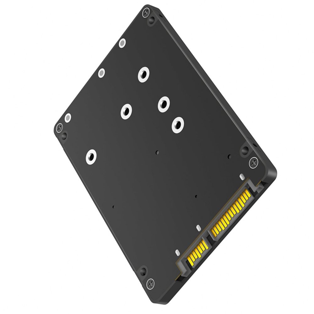 Solid States Disk Adapter mSATA to 2.5inch SATA3.0 Adapter with Enclosure Case for 2230 2242 2260 2280