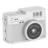YUEHISY Mini Keychain Camera, 0.96" Screen Built in LED Light for Travel Study, 1080P FHD Retro Cam, 64GB Card OTG Transfer (White) view 1