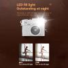 YUEHISY Mini Keychain Camera, 0.96" Screen Built in LED Light for Travel Study, 1080P FHD Retro Cam, 64GB Card OTG Transfer (White) view 3