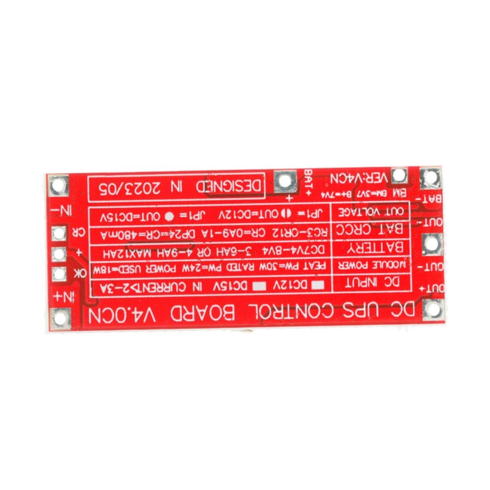 12V/15V 24W 1A Uninterrupted Power Supply Power Module Uninterruptible Power Supply Control Motherboards Board Module fo