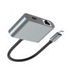 Aluminum Alloy Shell Type C to Ethernet Adapter USB3.0 Port for Professional and Students Needing Fast Connectivities view 4