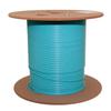 12 Fiber Indoor Distribution Fiber Optic Cable, Multimode 50 by 125 OM4, Plenum Rated, Spool, Aqua - 1000 ft. view 1