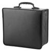 400 Discs CD Case CD DVD Storage Binder Sleeves Bag Portable Media Disk Wallet Album with Carrying Handle Black view 1