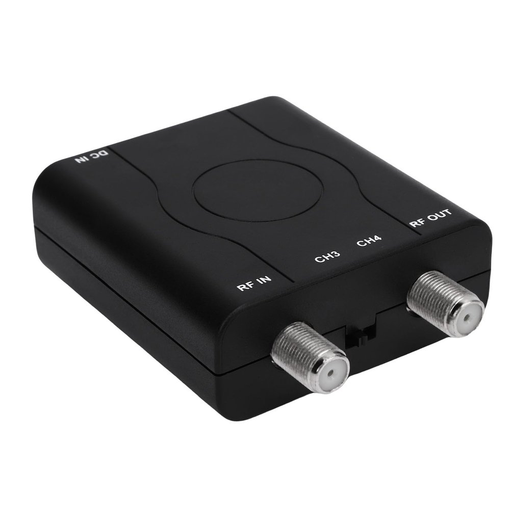 Yunir HDMI Modulator,HDMI to RF Modulator,HD Multimedia Interface to RF Support NTSC Format Output 1080P PAL Control of VHF Operating Frequency RF Modulator