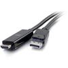 10 ft. DisplayPort to HDMI Adapter Cable - 4K Cable Black view 1