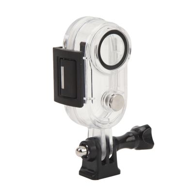 Tbest Sports Camera Housing Case Durable 60m Deep HD Scratch Lens for GO 3 Action Underwater Diving Surfing PC Tempered Glass Stainless Steel