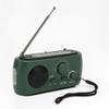 LICAEVEY Emergency Weather Radio AM FM - Solar Hand Crank Powered with Flashlight, Phone Charger & 350mAh Backup for Outdoor Camping, Hiking Emergencies (Green) view 1