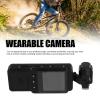 Dpofirs Mini Body Camera, Wearable Camcorder 1080P with 360 Rotatable Lens, Motion Detection for Traveling Vlogging Cycling view 2