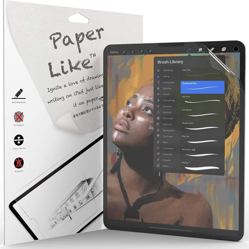 BLCshine 2 PACK Paperfeel Screen Protector for iPad 7th Generation 10.2-inch 2019, Matte PET Film [Not Glass], Anti-Glare/Anti-Scratch/Anti-Fingerprint/Responsive/Bubble Free
