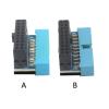 3Pcs PH19 Motherboard USB 3.0 19P 20P to 90-Degree Connector Adapter Vertical Header to Right Angle Adapter for Desktop Chassis CPU Wiring Beautification (PH19A - Black Blue) view 2
