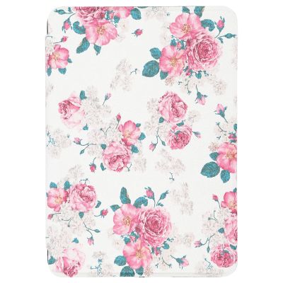 Yunir Ultra Slim Lightweight Leather Paperwhite Case with Microfiber Leather, 2018 Paperwhite 4th Generation,Double Usage Frame Holder, Magnetic (Rose)
