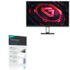 BoxWave Screen Protector Compatible With Xiaomi Gaming Monitor G24i (24 in) - ClearTouch Crystal Privacy (2-Pack), Privacy Screen Protector Flexible Film Clear view 1
