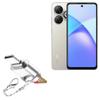 BoxWave Adapter Compatible with Infinix Smart 10 - Micro SD Card miniReader, USB Type-C OTG Reader USB3.0 Adapter Keychain - Metallic Silver view 1