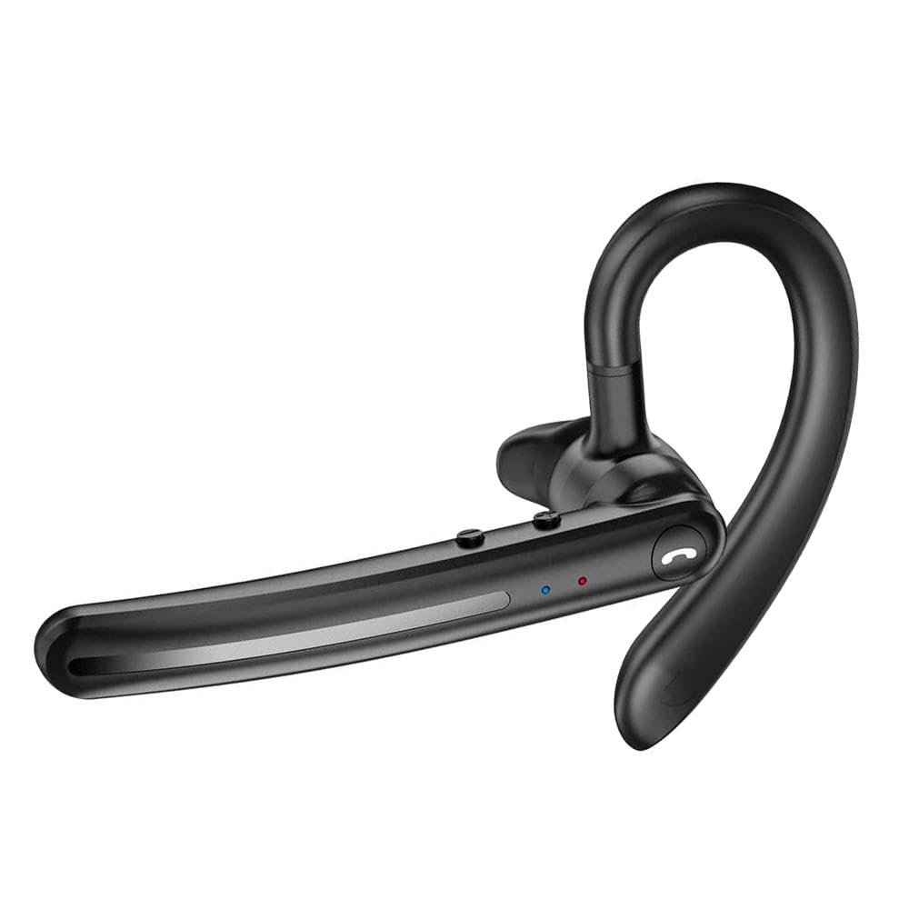 Wireless Earphone Ear-Hook Headphone Boom Mic Compatible with Samsung Galaxy Z Flip7/Z Flip7 FE, Handsfree Single Headset Over The Ear Earbud