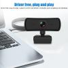 2K 1080p HD Web Camera with Microphone, Driver Effortless, Auto Focus, for Online Teaching, Video Conferencing, and More view 3