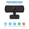 2K 1080p HD Web Camera with Microphone, Driver Effortless, Auto Focus, for Online Teaching, Video Conferencing, and More view 4
