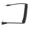 Oreilet 2.5mm Flash Sync Cord, Male to PC Cable, Professional Coiled Flash Sync Cable with Screw Lock for Camera and Trigger, Integrated Lighting, Extended to 100cm view 2