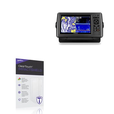 BoxWave Screen Protector Compatible With Garmin echoMAP 73dv - ClearTouch ImpactShield (2-Pack), Impenetrable Screen Protector Flexible Film