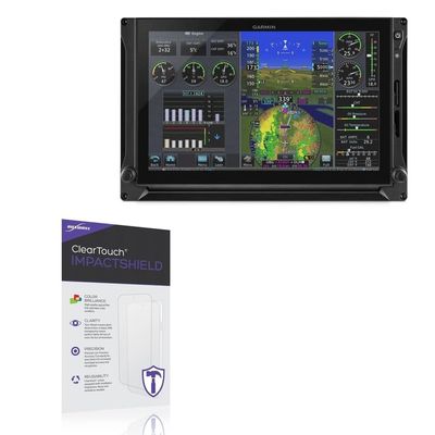BoxWave Screen Protector Compatible with Garmin EIS TXi (10.6 in) - ClearTouch ImpactShield (2-Pack), Impenetrable Screen Protector Flexible Film