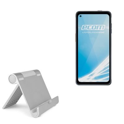 BoxWave Stand and Mount Compatible with ECOM Ex-Cover Pro D2 - VersaView Aluminum Stand, Portable, Multi Angle Viewing Sturdy