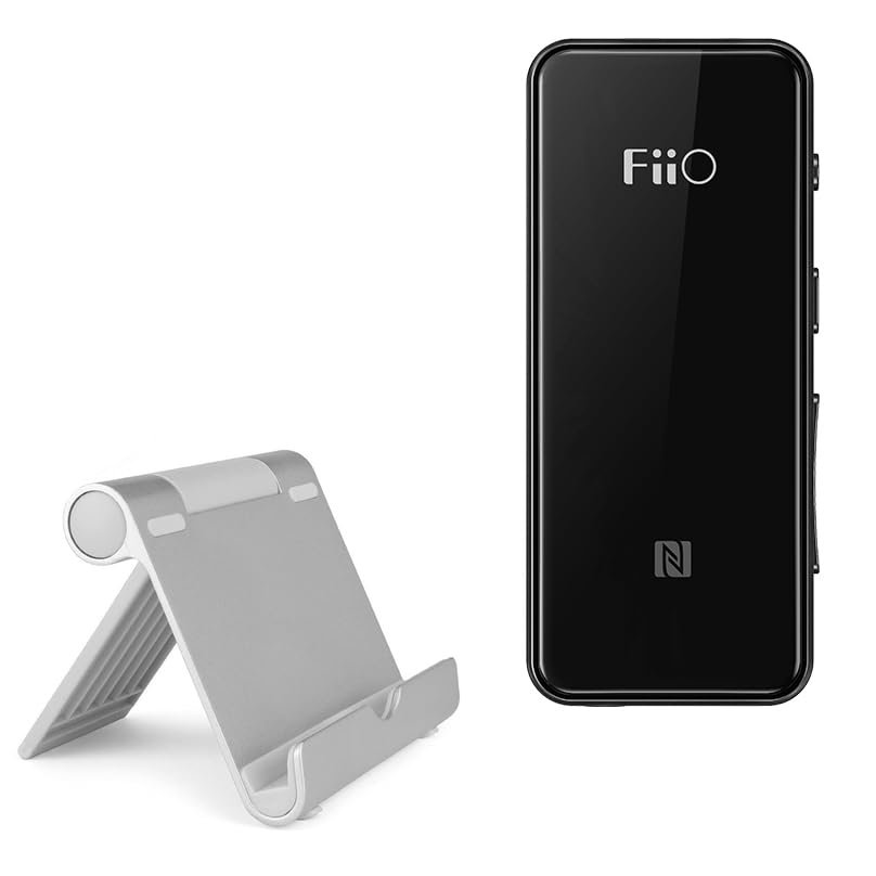 BoxWave Stand and Mount Compatible with FiiO BTR3 - VersaView Aluminum Stand, Portable, Multi Angle Viewing Sturdy