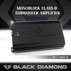 Black Diamond DIA-P1000X1D Car Audio Amplifier Class D 1-Channel Monoblock Amp 1000 Watts RMS, Remote Level Control Included (Renewed) view 4