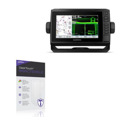 BoxWave Screen Protector Compatible With Garmin echoMAP UHD 72cv - ClearTouch ImpactShield (2-Pack), Impenetrable Screen Protector Flexible Film