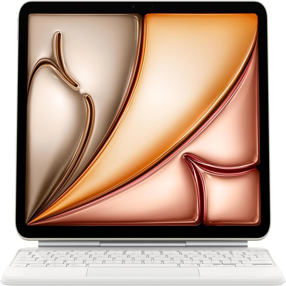 Apple iPad Magic Keyboard Case for iPad Air 11-inch (QWERTY English) White (Renewed Premium)