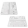 136 Keys PBT Keycaps Set, Original Height, Durable and Comfortable for DIY Mechanical Keyboard (QianjyvoustGb-12) view 3