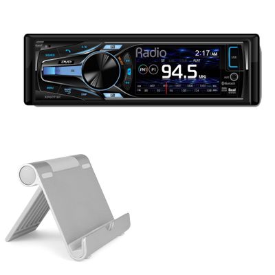 BoxWave Stand and Mount Compatible with Dual Electronics XDVD770BT - VersaView Aluminum Stand, Portable, Multi Angle Viewing Sturdy