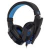Beufee Gaming Headset, RGB Gaming Headphones Headset Stereo Sound USB with 3.5mm Microphone for Laptop (Black Blue) view 1